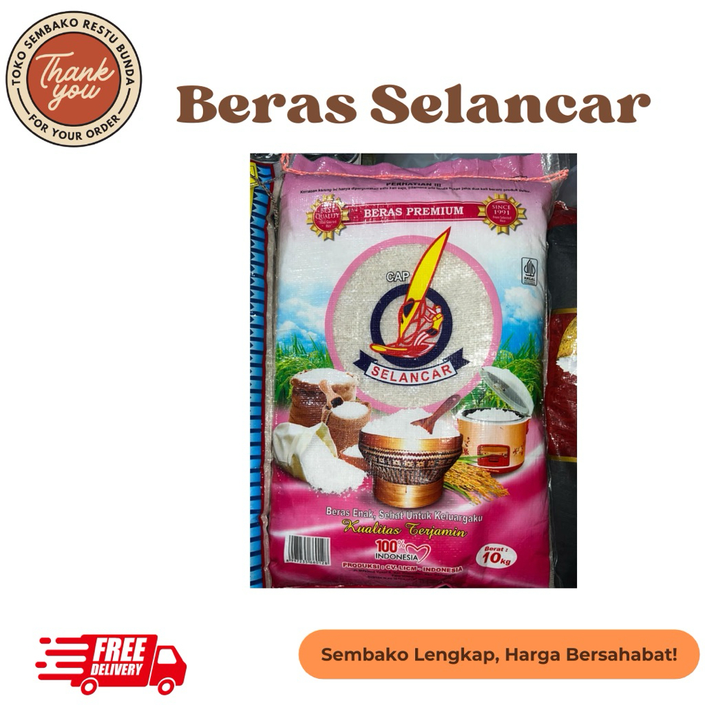 BERAS SELANCAR 20Kg, 10Kg, dan 5Kg