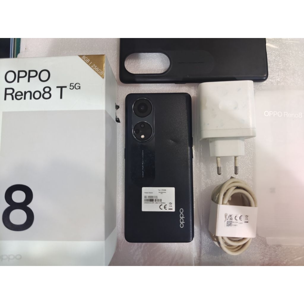 oppo reno 8T 5G ram 8/256 gb fullset second