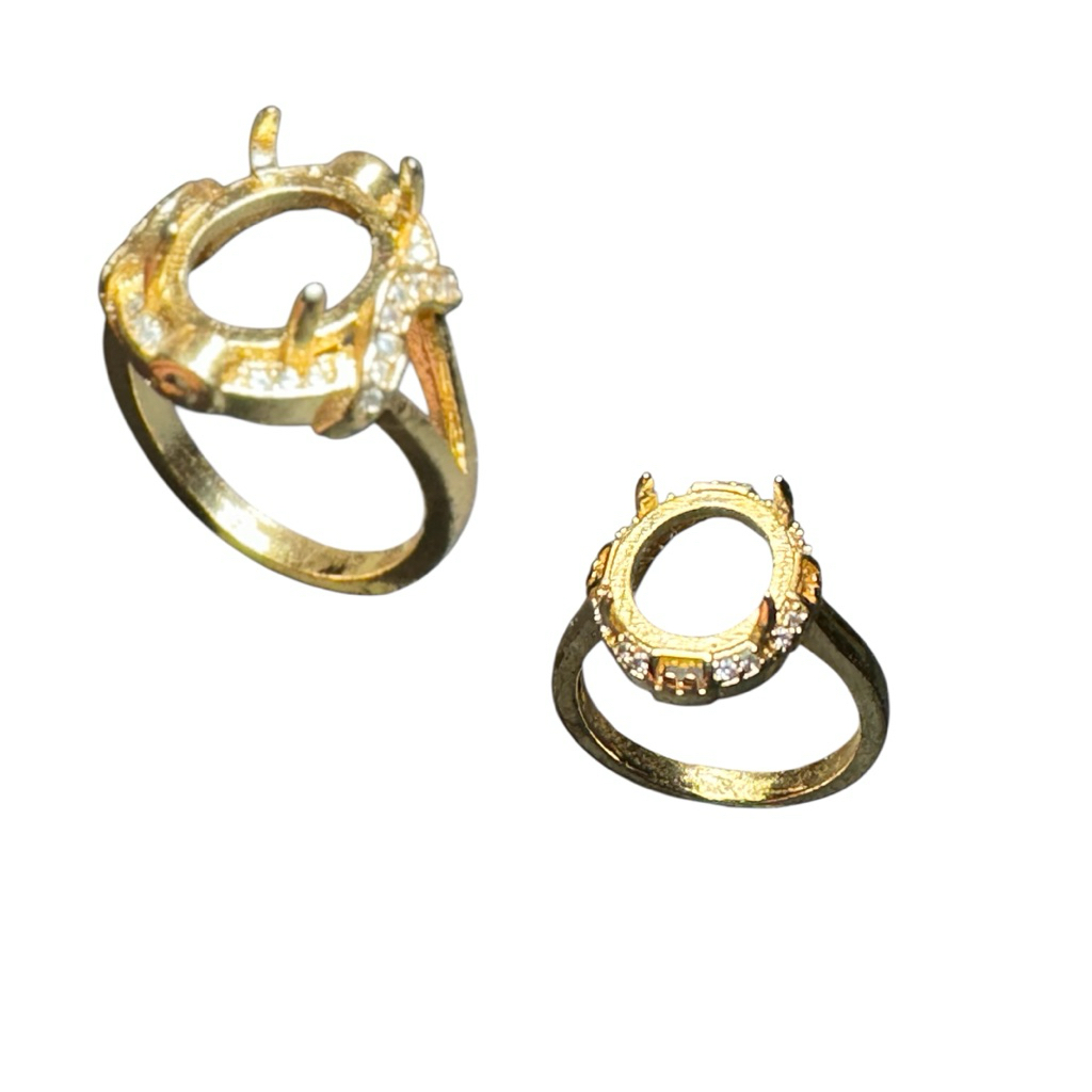 Ring cincin wanita batu permata emban cangkang | RGT-82