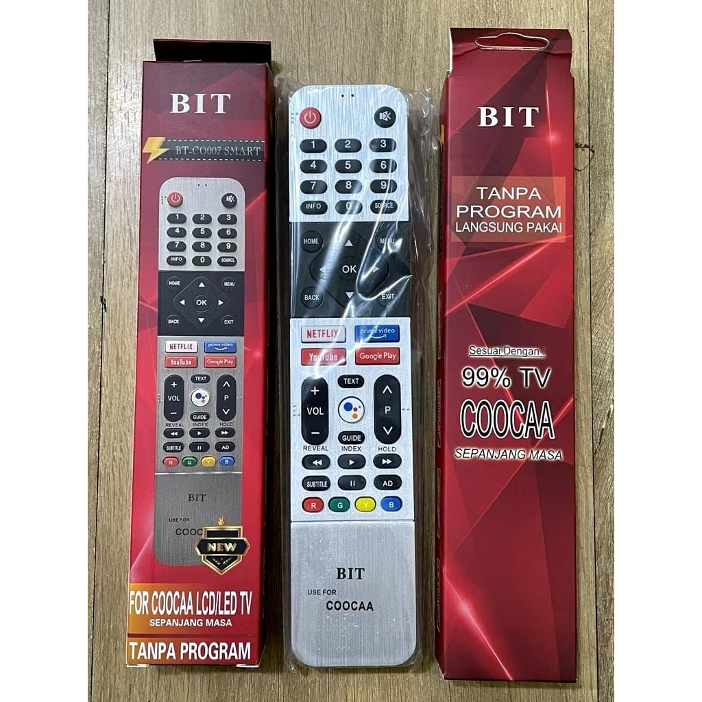 REMOTE TV LCD LED FOR  SMART COOCA ANDROID REMOTE FOR  SMART COOCA LED LCD SIAP PAKAI TANPA PROGRAM