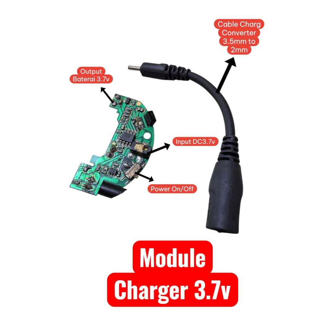 MODUL CHARGER 3.7V PAPAN PCB CHARGER 3.7V-5V SET