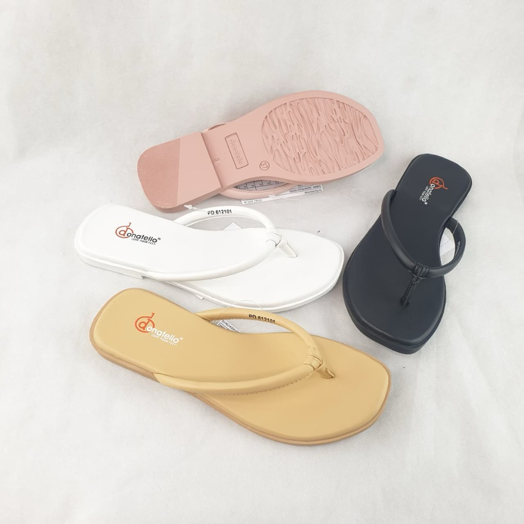 ISM - Donatello/PD.612101 Sandal Flat Simple Wanita - Sandal Flat Ringan Simple Wanita