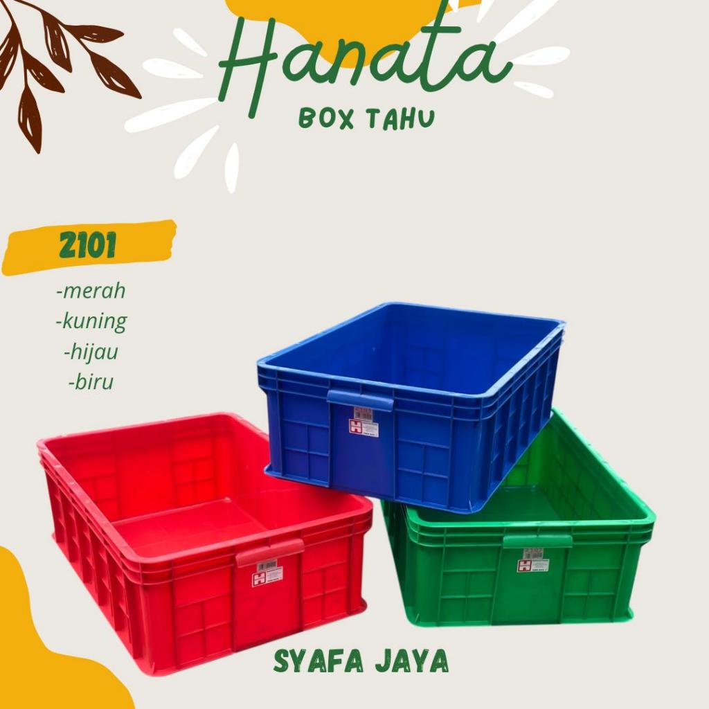 HANATA - Box Tahu Hanata 2101 Container Box Industri / Box Industri Serbaguna /Box Rapat Hanata/ Kra
