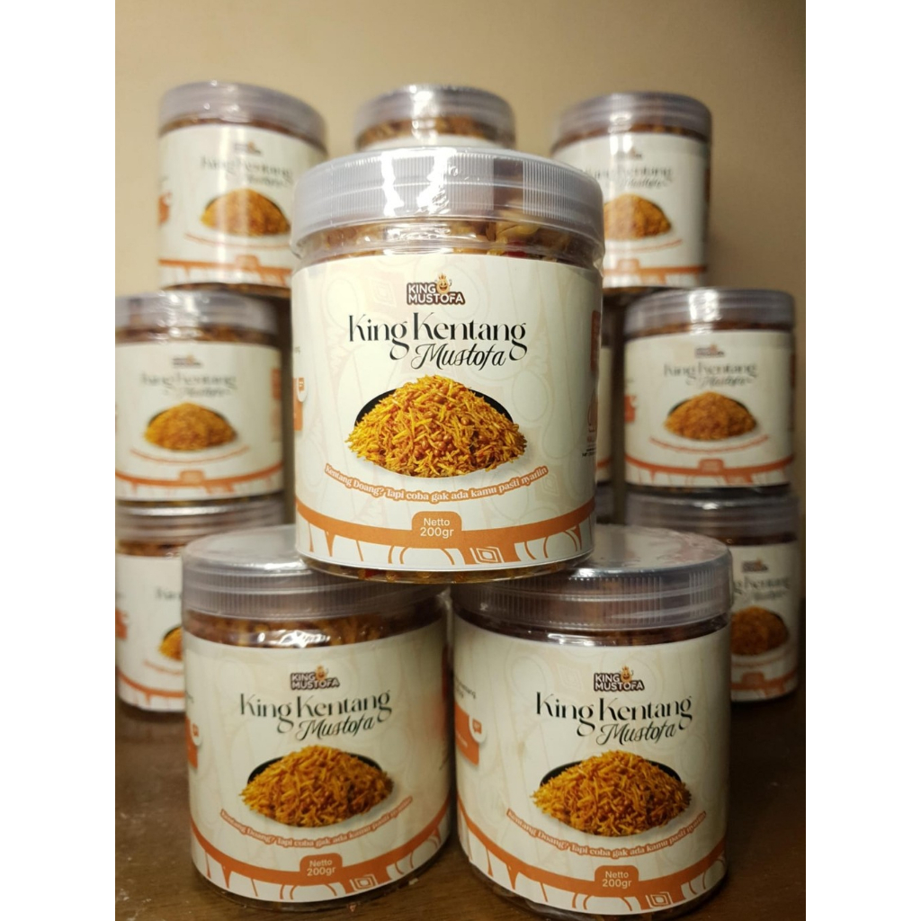 King Kentang Mustofa 200gr Toples