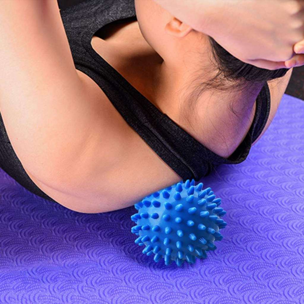 Gegedbako - Bola Terapi PVC Spiky Massage Ball Sport Fitness/ Bola Duri Refleksi Kaki Tangan Punggun