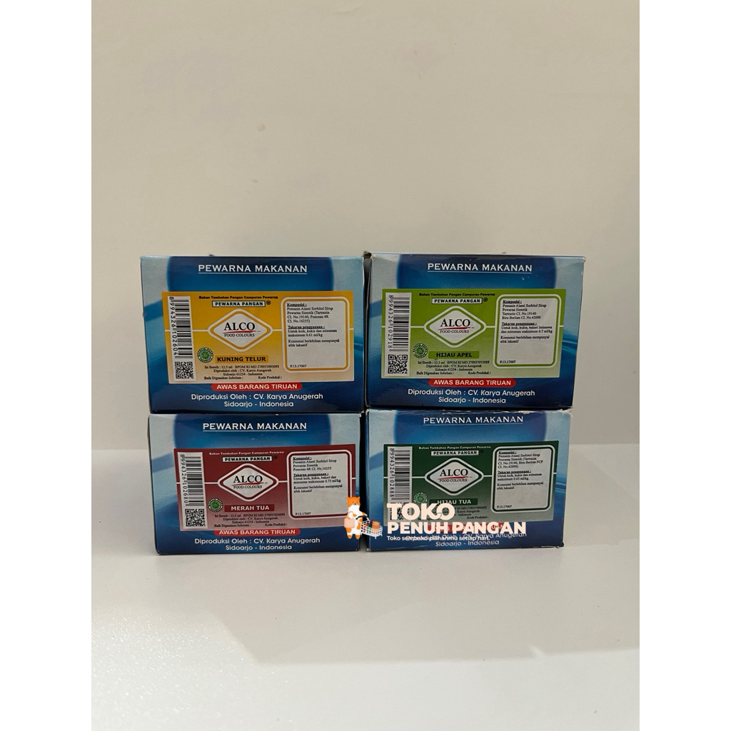 ALCO PEWARNA MAKANAN isi 12 pcs