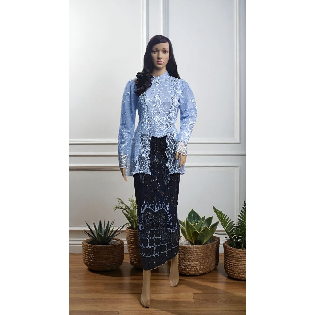 Kebaya kutubaru payet mutiara/kutubaru/kebaya modern/kebaya wisuda/kebaya kondangan
