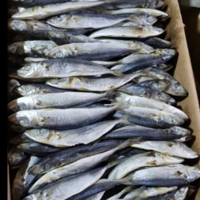 Ikan asin layang rebus