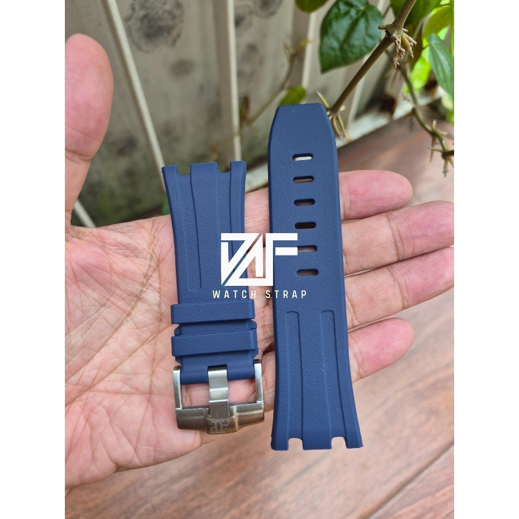 DAF STRAP TALI JAM TANGAN AP 28MM BUCKLE 24MM KWALITAS ORIGINAL HITAM BIRU