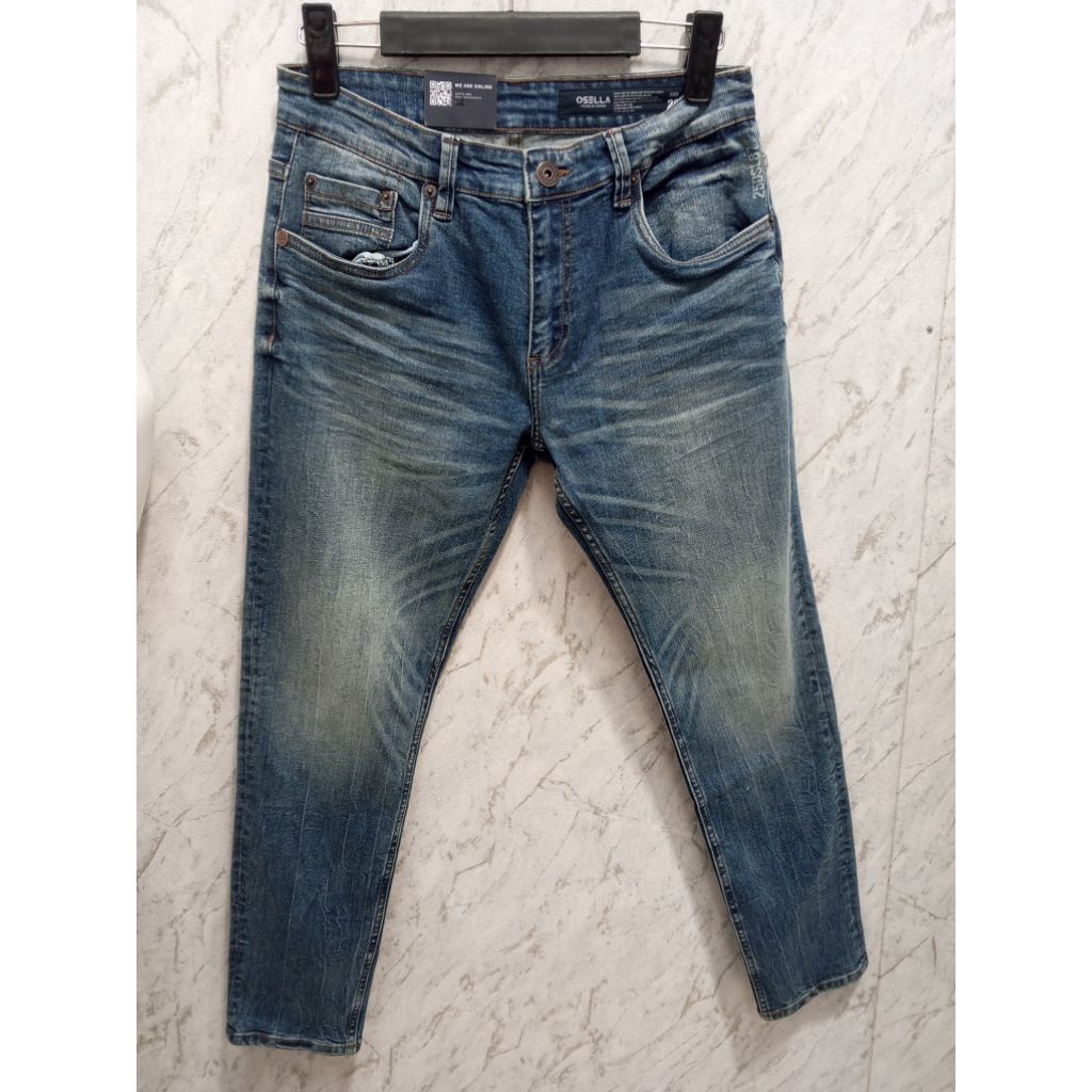celana jeans slim fit osella jeans original