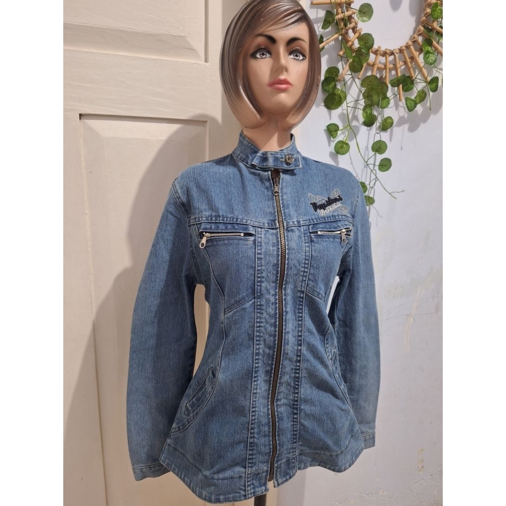 baju jacket jeans denim 12 th - remaja