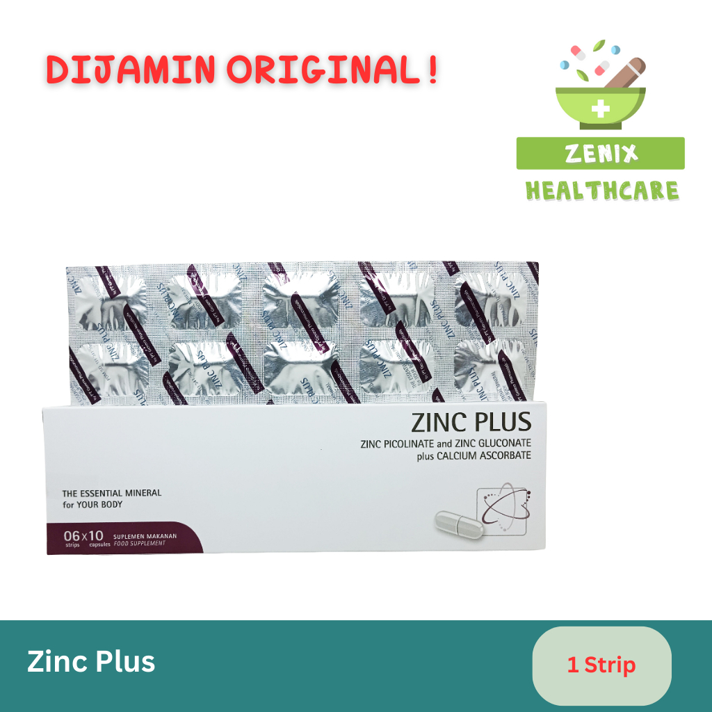 Zinc Plus Genero - Zinc Picolinate - Mengatasi Jerawat dan Rambut Rontok