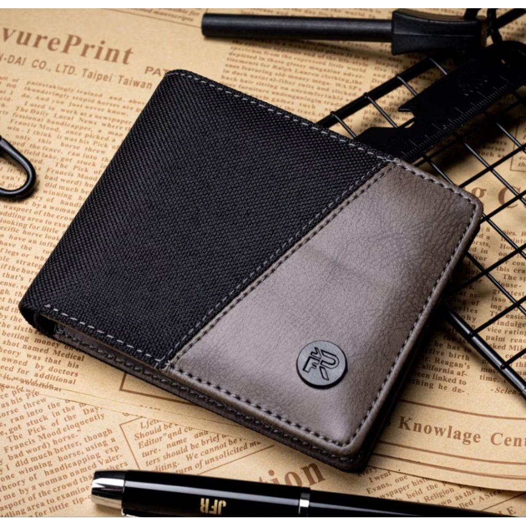 JFR Jersey Wallet - Dompet Pria Bahan Kanvas JP32 Jennifer Wallet