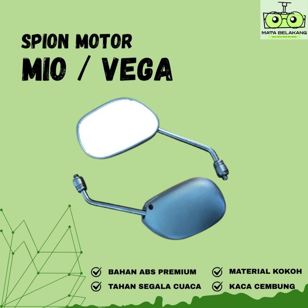 Spion Yamaha MIO Model Standar Spion MIO Kaca Spion Motor / Spion MIO Soul Karbu