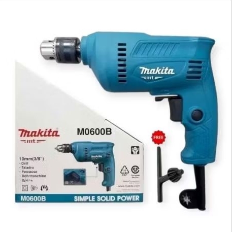 BOR LISTRIK 10MM 400W BOLAK BALIK MAKITA M0600B MESIN BOR LISTRIK MAKITA M 0600 B