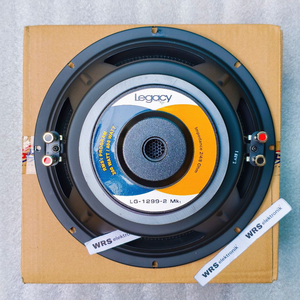 Speaker spiker 12" inch LEGACY LG-1299-2 MK1 subwoofer double coil