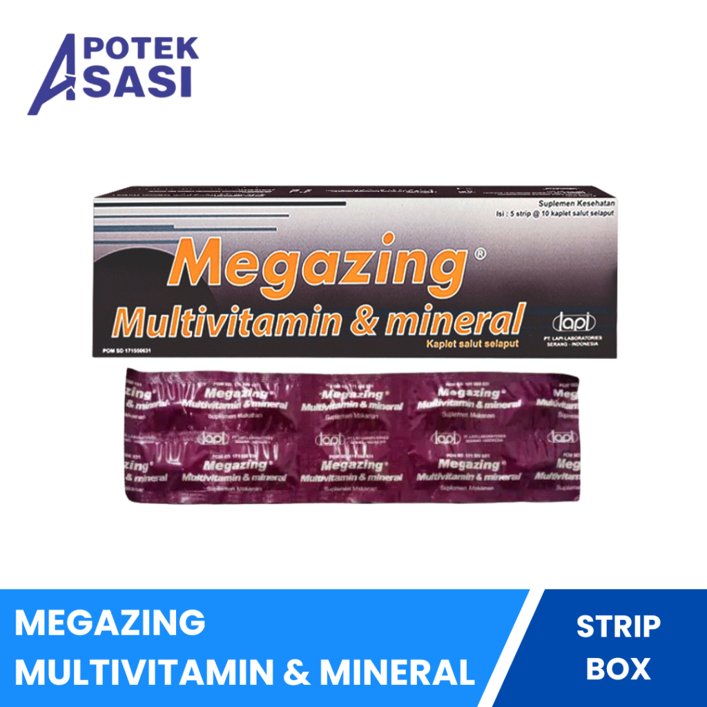 Megazing Kaplet - Untuk Membantu Memenuhi Kebutuhan Vitamin dan Mineral