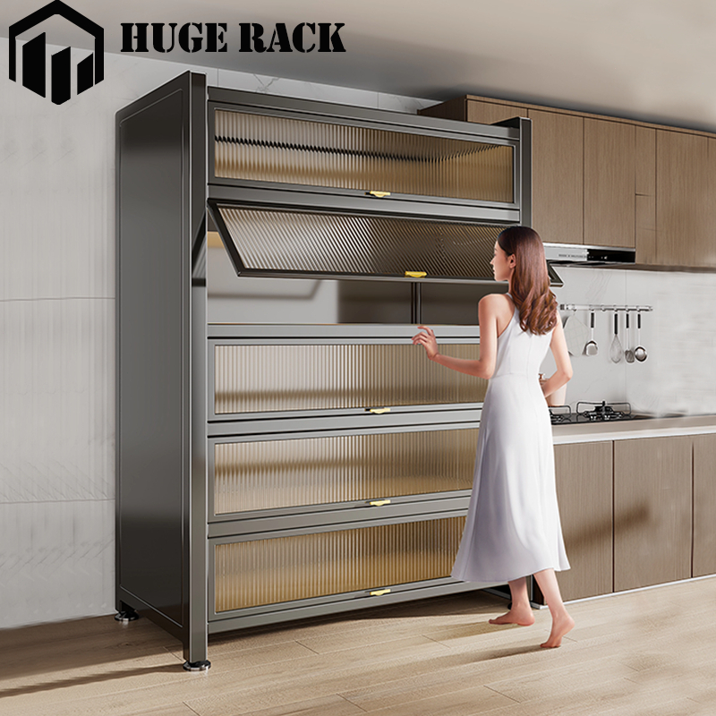 Lemari Dapur Rak Piring Serbaguna Rak Dapur Lemari Dapur Minimalis Lemari Piring Estetik