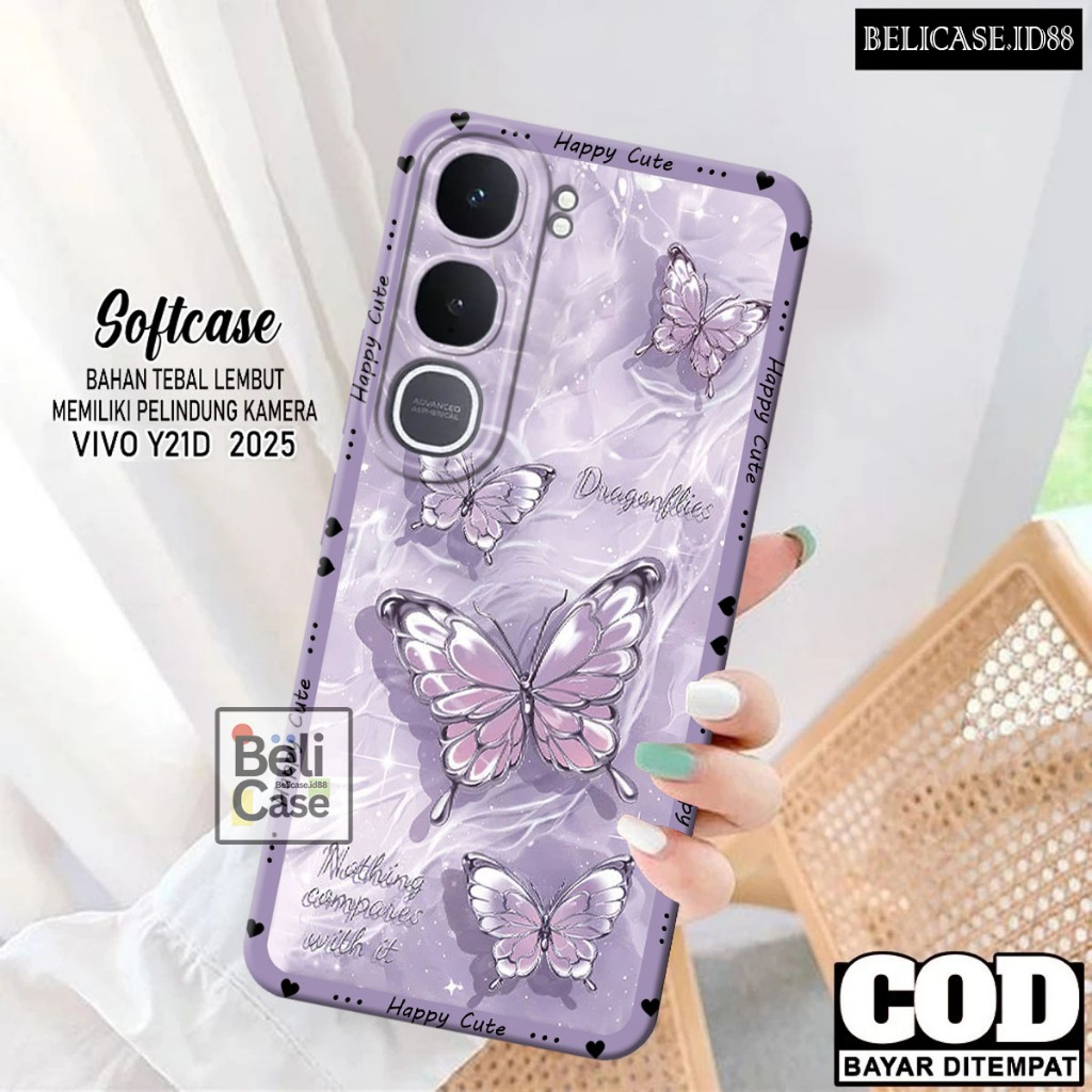 Case VIVO Y21D Terbaru 2025 Casing VIVO Y21D 2025 Silikon Pro Camera Softcase VIVO Y21D 2025 Cover P