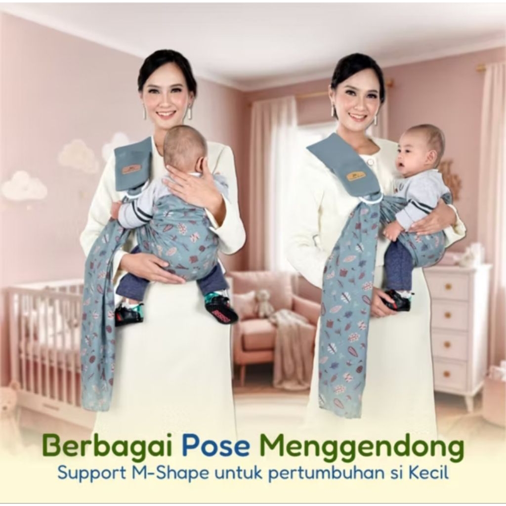 gendongan mom n baby X kado NEW