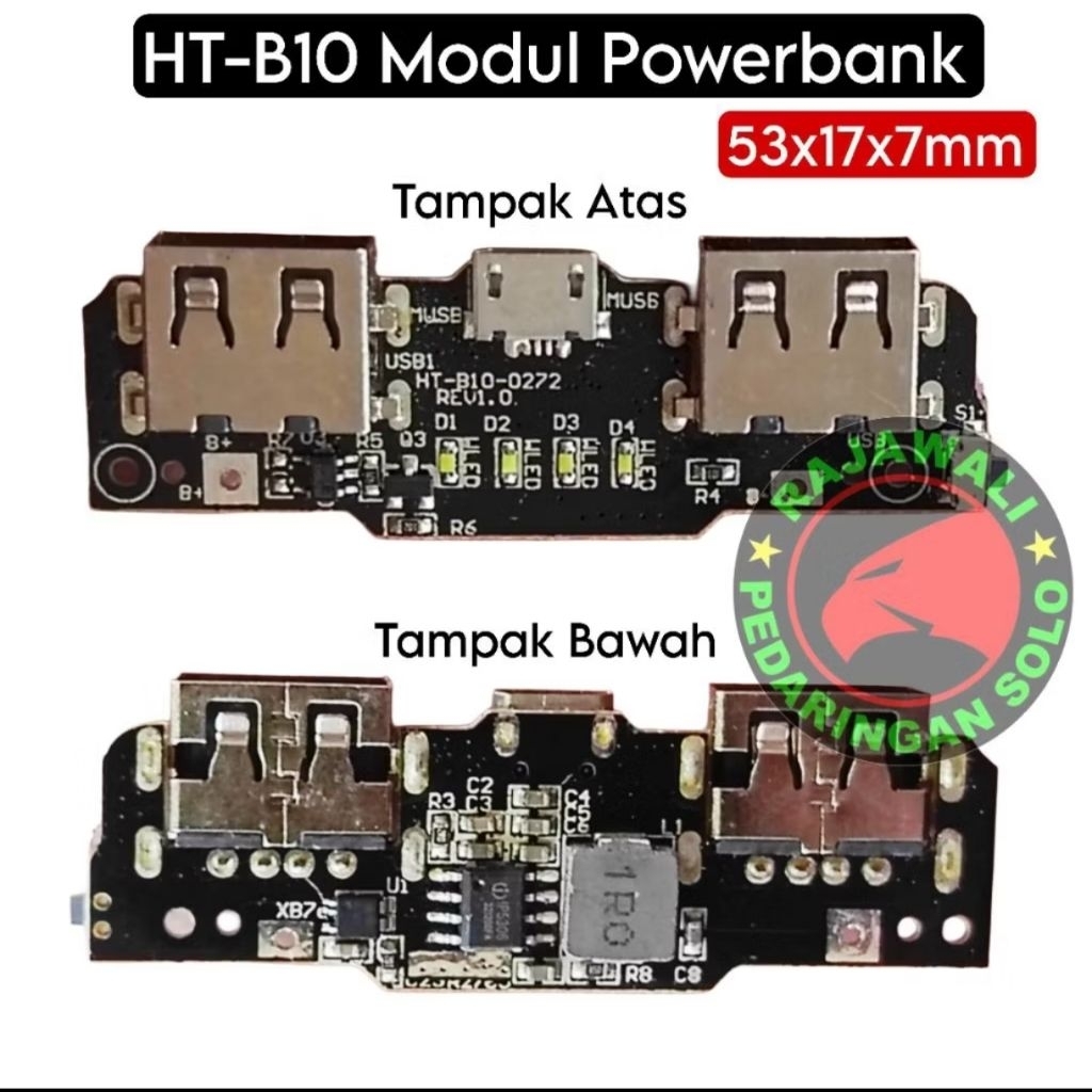 Diki_Diku Modul Powerbank Dual Output Diy Powerbank