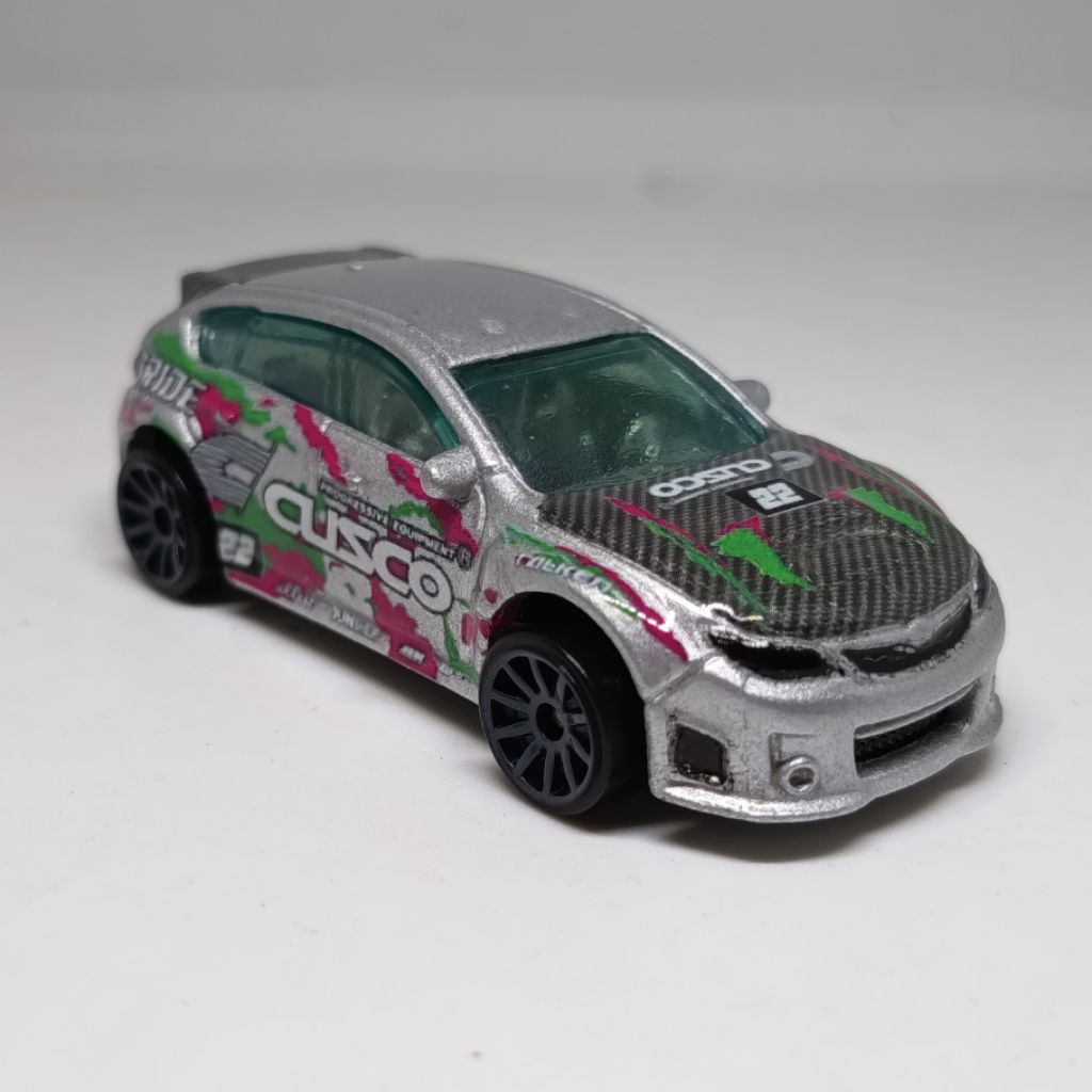 hot wheels subaru wrx sti loose custom repaint