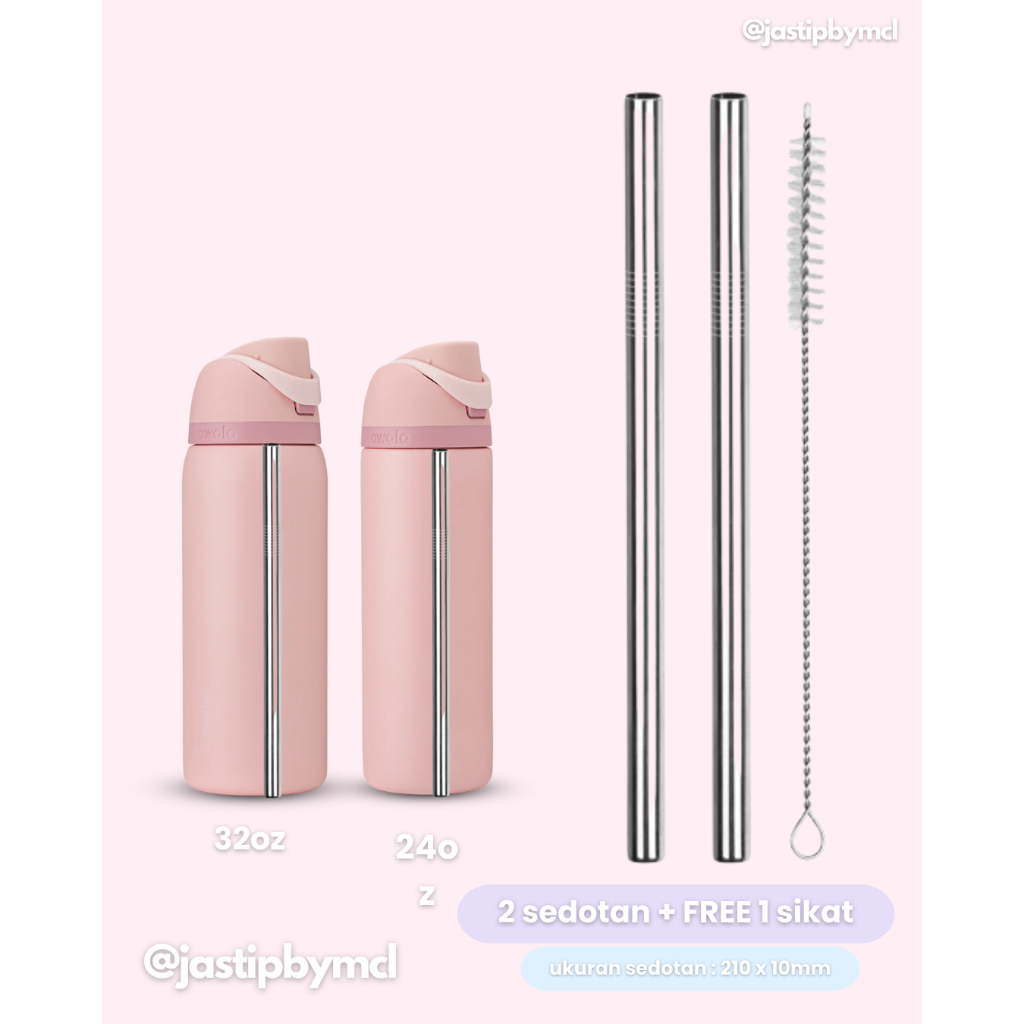 [ READY STOCK ] SEDOTAN STAINLESS UNTUK OWALA (FREE SIKAT) FREESIP, OWALA SWAY, OWALA TUMBLER, OWALA