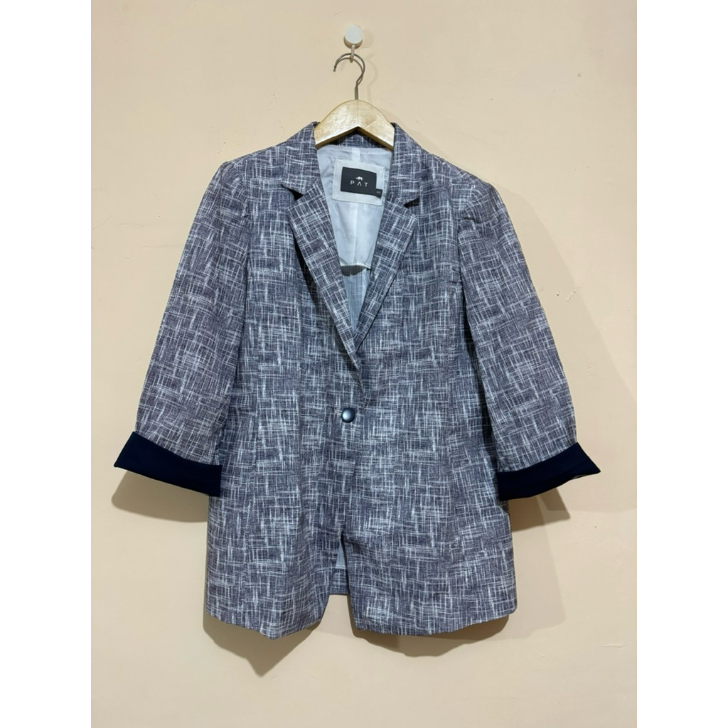 Preloved Blazer Ungu Pat Korean Style