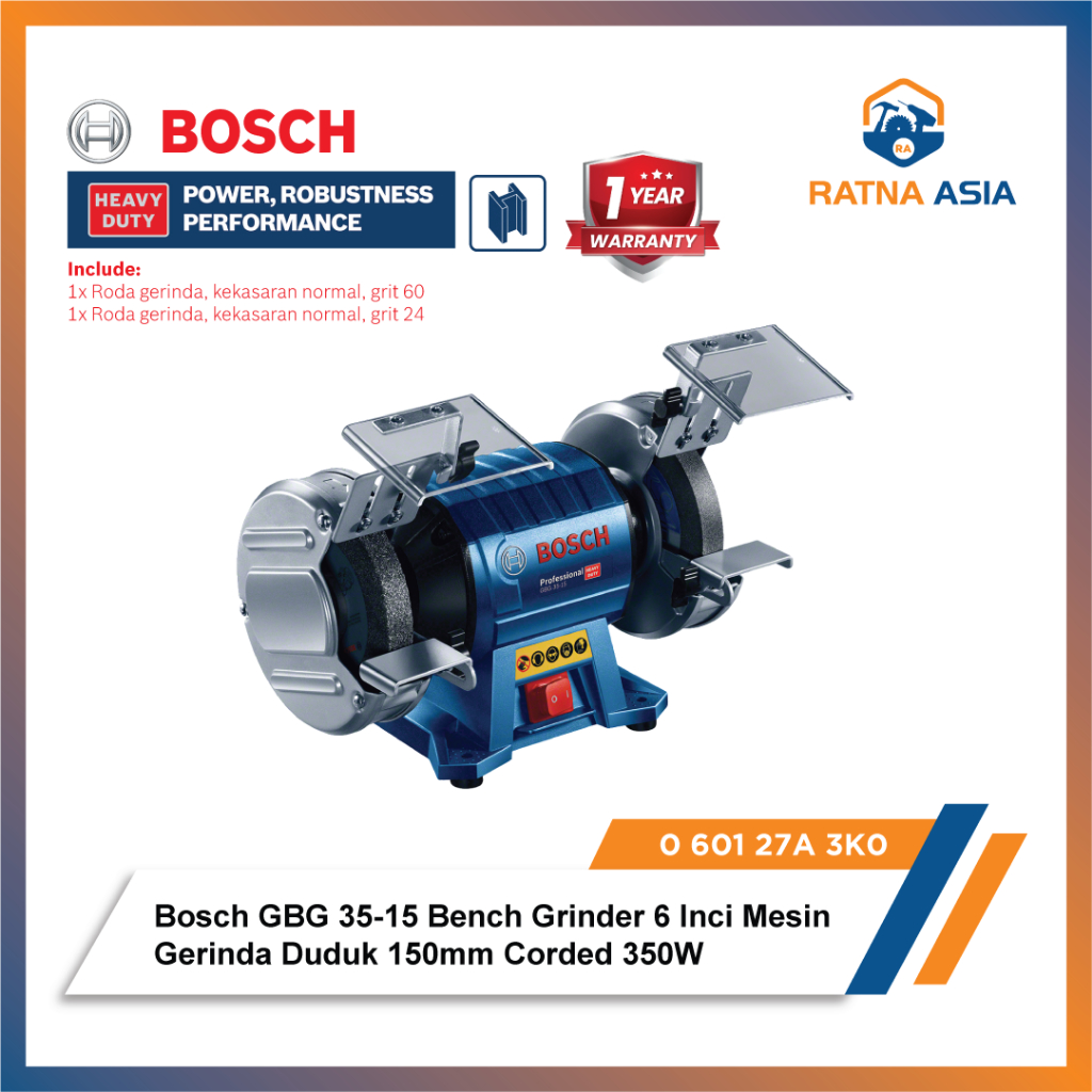 Bosch GBG 35-15 Gerinda Duduk Bench Grinder