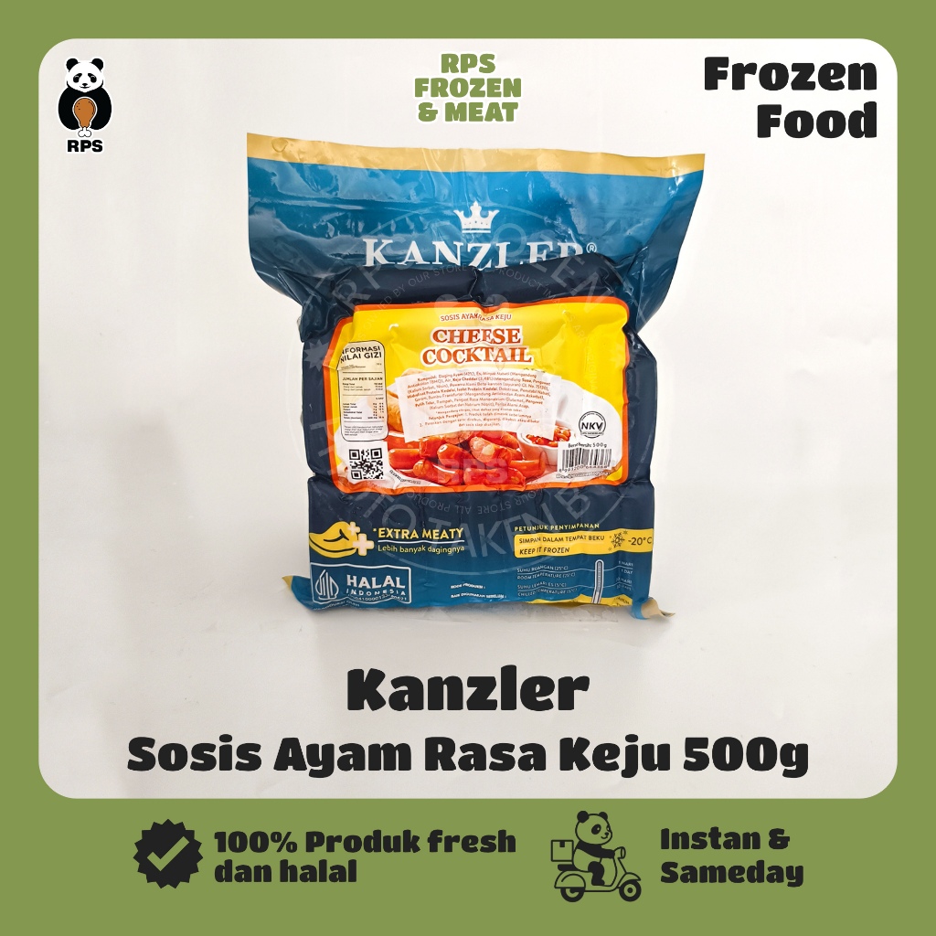 Kanzler cheese cocktail 500gr, sosis kanzler cheese 500gr, sosis keju kanzler 500gr, sosis kanzler 5