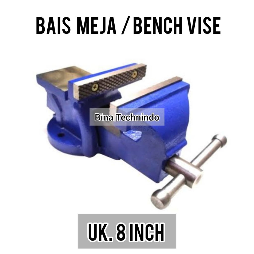 (8 Inch) BAIS MEJA 8" MATSU / RAGUM 8 INCH / BENCH VISE / CATOL PARON. BAIS JEPIT BESI. PENJEPIT BES
