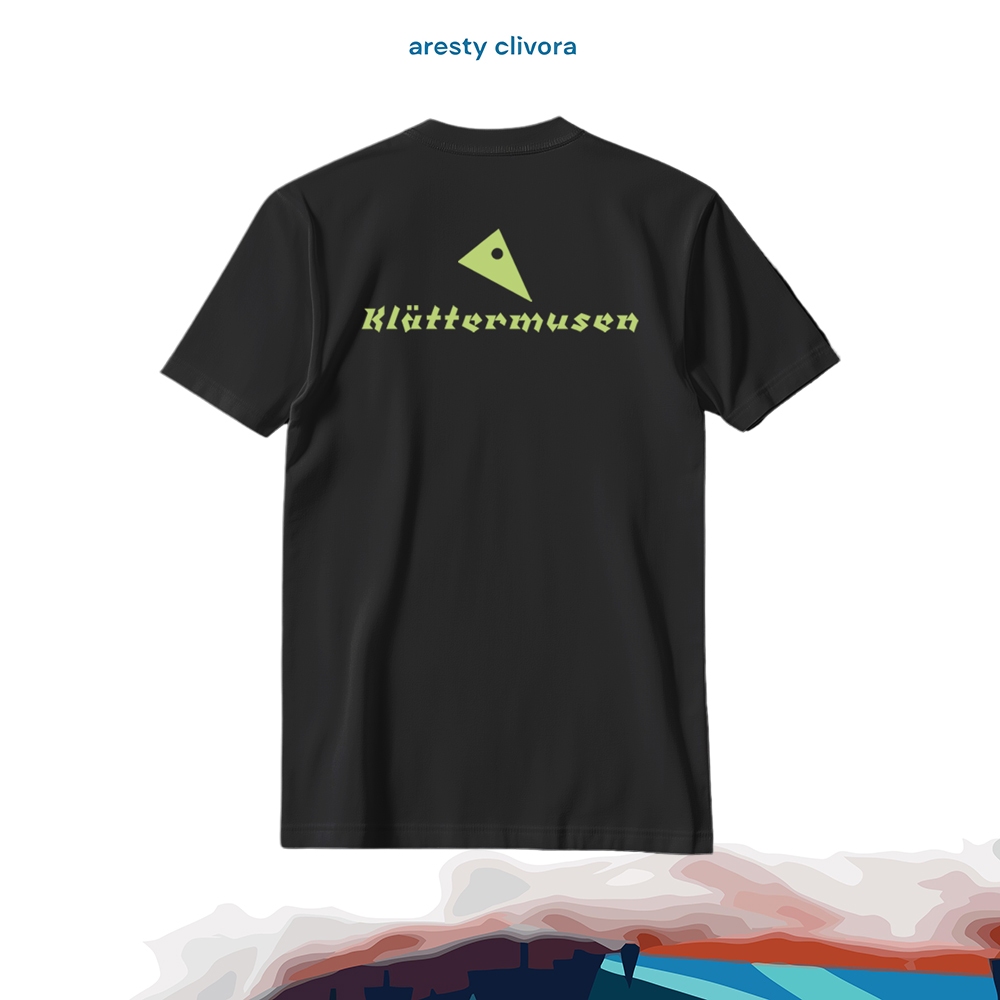 Klattermusen Runa Statement 2.0 T Shirt Raven | Tshirt Outdoor | Kaos Outdoor | Kaos Gunung