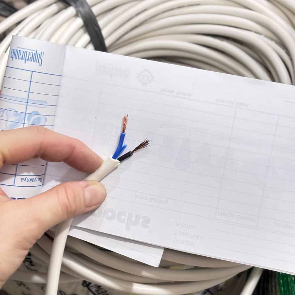 Kabel Eterna 2×0.75 Kabel Eterna Serabut Full Tembaga Eceran Permeter