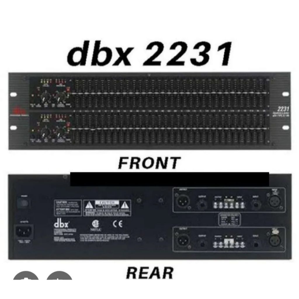 Equalizer dbx2231 grade A dbx 2231/ dbx-2231