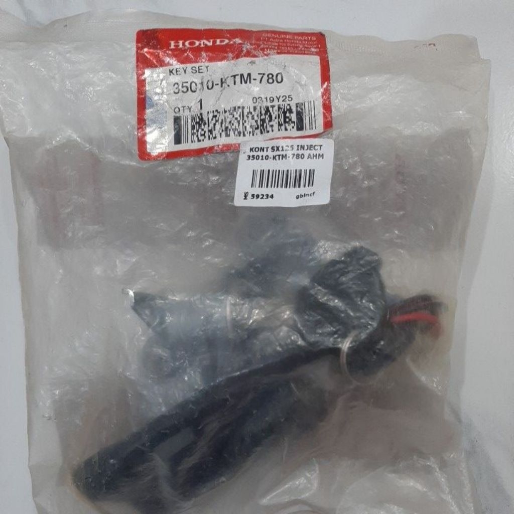 KUNCI KONTAK SX125 INJECT 35010-KTM-780 AHM