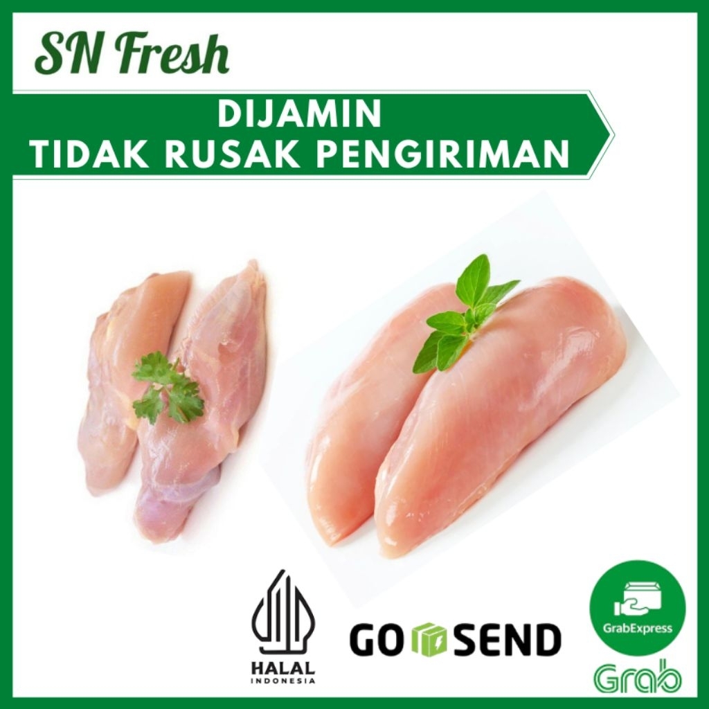 Ayam Tanpa Tulang Fillet Paha Dada Boneless 1 Kg Halal Segar