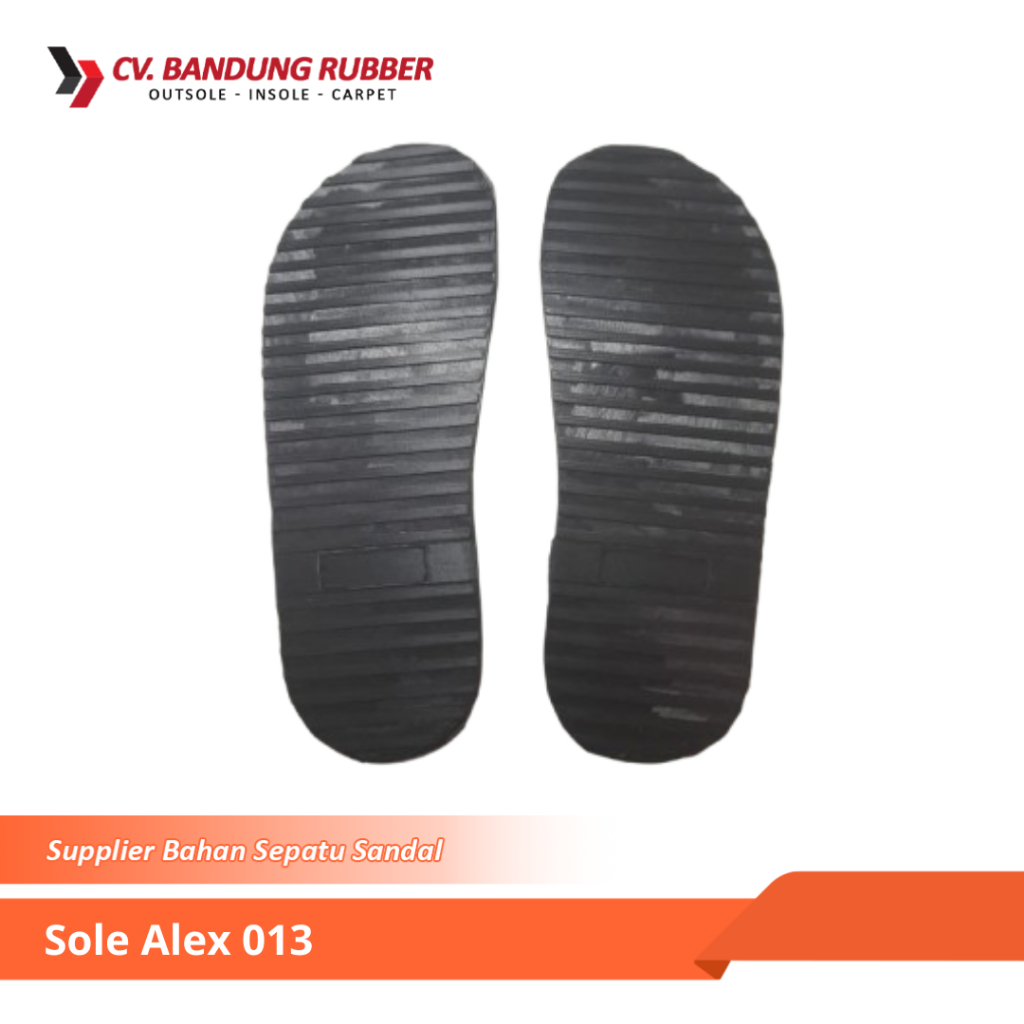 Outsole Karet Alex 013  untuk Sandal Sepatu Pria Sol Alas Sandal Puyuh Sol Sandal Casual Sol Sandal 
