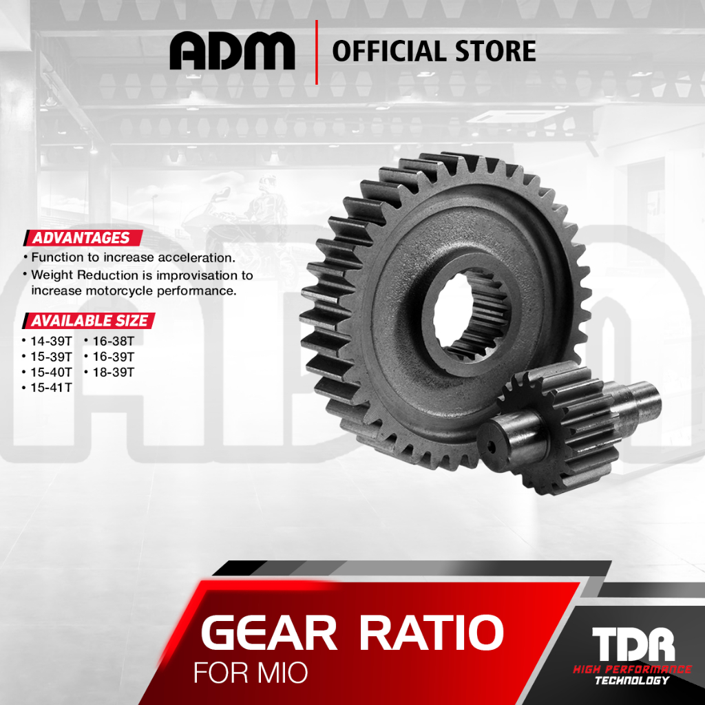 Gigi Rasio TDR Gear Ratio For Mio