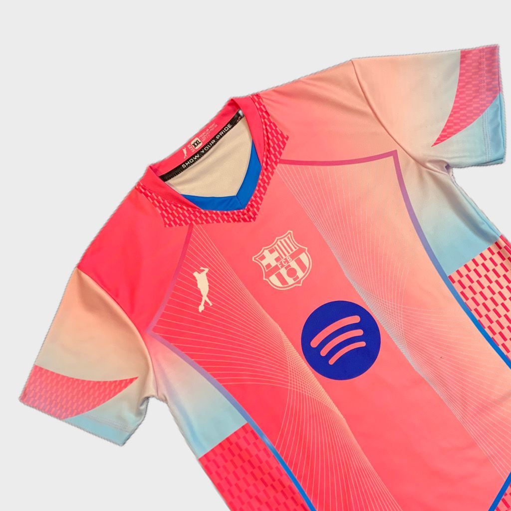 Barcaleno SE Pink 25/26 Jersey Pria jersey rabona vintage fantasi BARCA PINK/jersey fantasi PINK BAR
