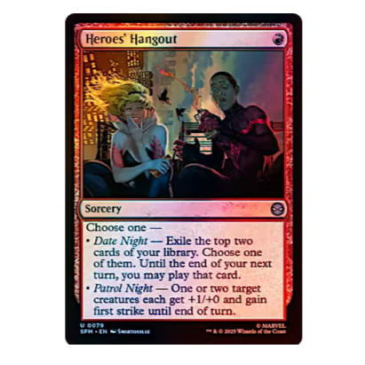 MTG Magic The Gathering Marvel's Spider-Man Foil: Heroes' Hangout U 0079 SPM