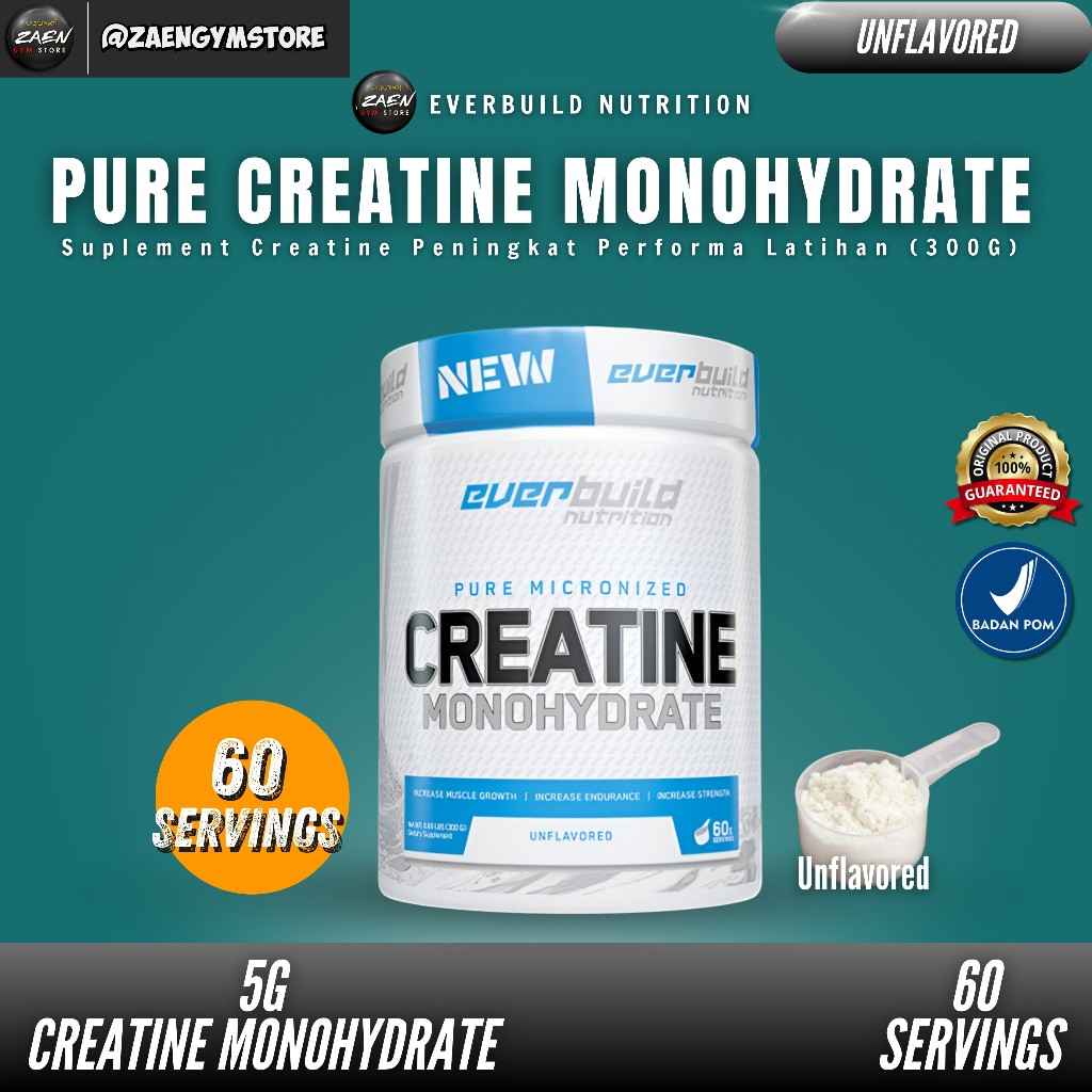 EVERBUILD PURE MICRONIZED CREATINE MONOHYDRATE