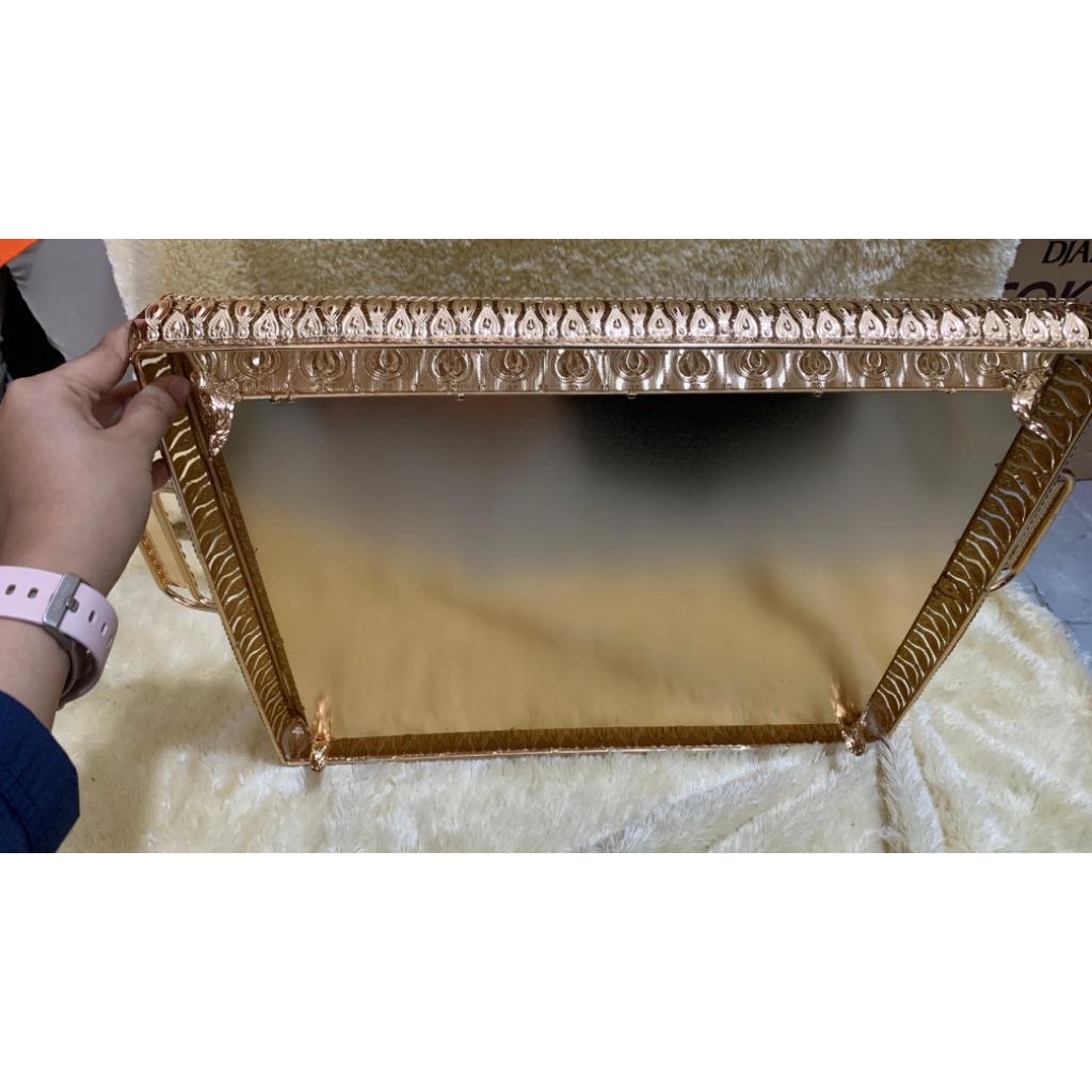 NAPAN HANTARAN TRAY MAJESTIC + TUTUP AKRILIK + PACKING KAYU
