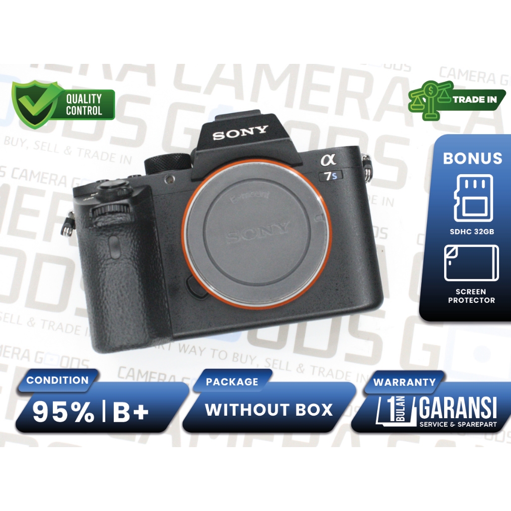 Kamera Sony A7S Mark II Mirrorless Full Frame Body Only Second Bekas Grade B+ Alpha A7SII- CS250069