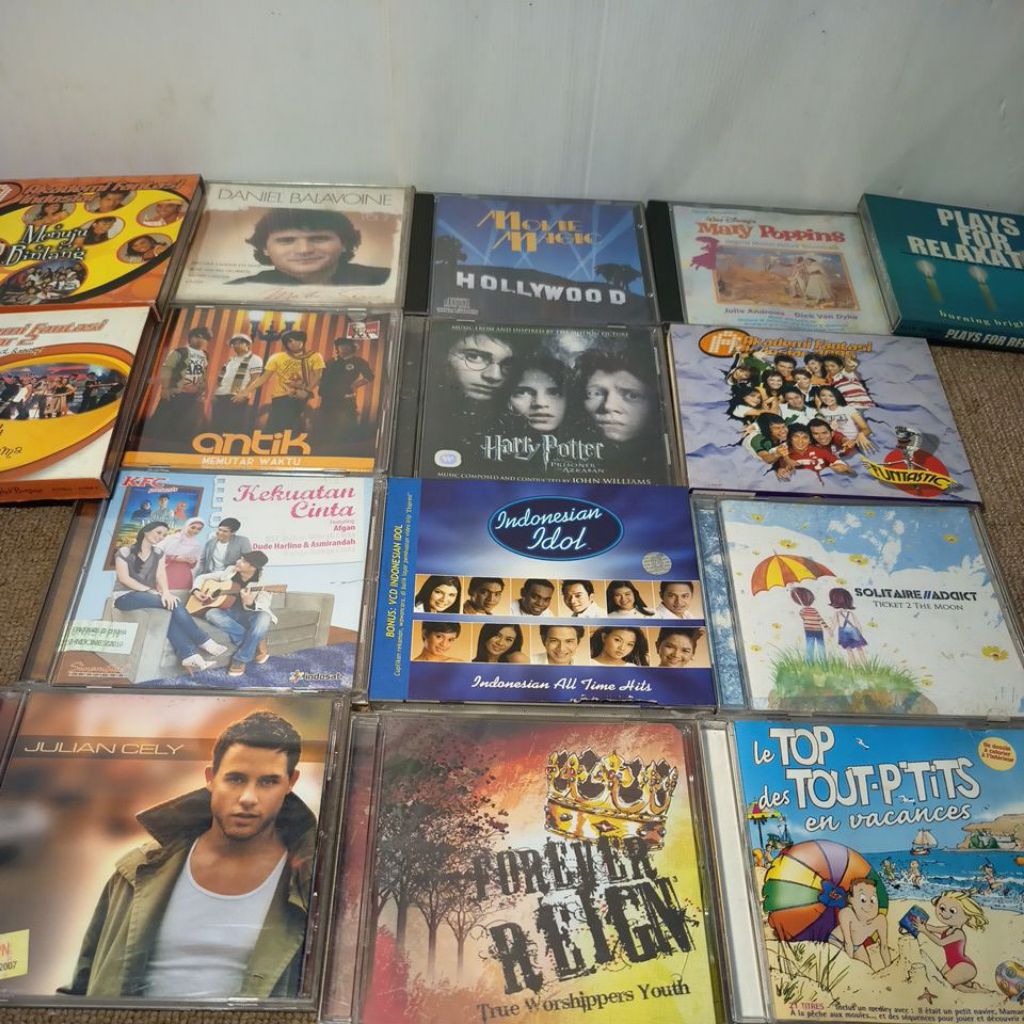 kaset cd original barat dan indonesia
