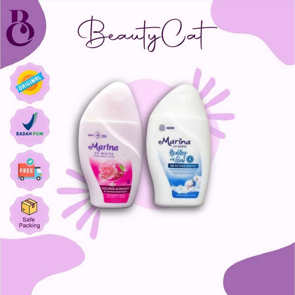 Marina Uv White Hand & Body Lotion Healthy & Glow 50ml | Nourish & Bright 50ml