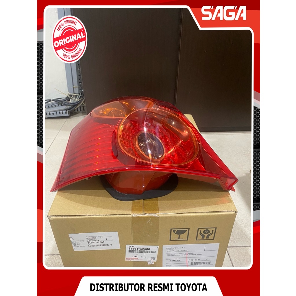 SAGA | Lampu Stop Yaris 2012-2013 Lampu Belakang Kiri Yaris 2012-2013 Original 81561-52500