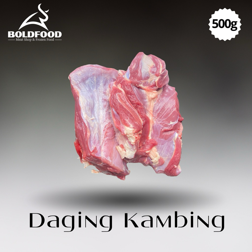 BoldFood Daging Kambing Boneless Paha Depan Belakang 500g
