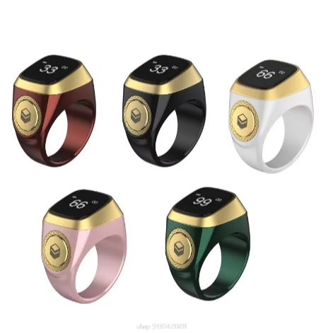 Tasbih Digital Zikir NOOR Lite Smart Cincin Tasbih Oled Display Original