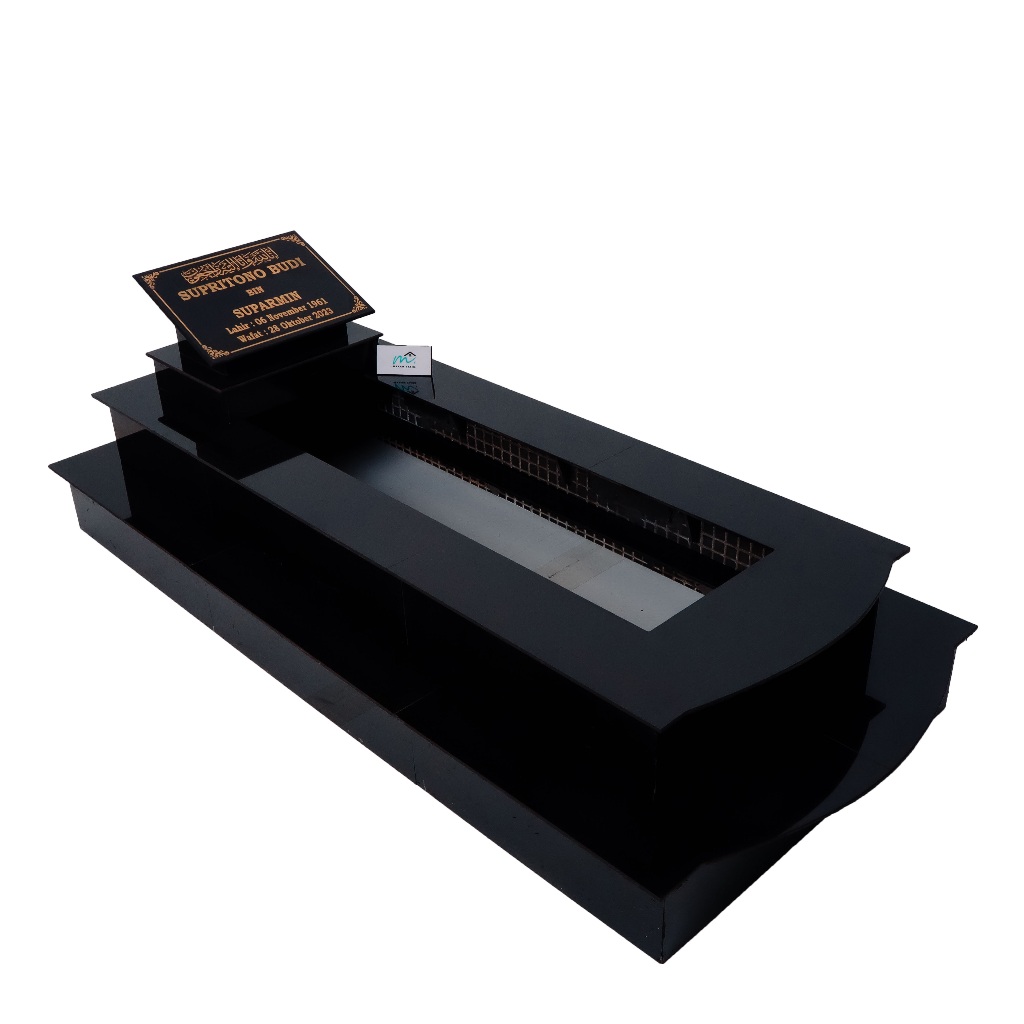 MAKAM TASIK - BATU NISAN BODY MAKAM KIJING 180X80 DEWASA - FULL GRANIT TILE