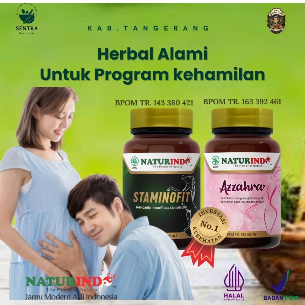 Naturindo Program hamil ( Promil ) Azzahra & Stamunofit sudah BPOM dan Halal